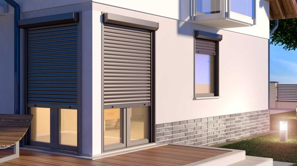 window roller illustration house
